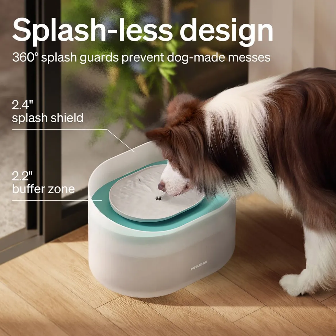 Petlibro Capsule Vattenfontän till Hund Vit