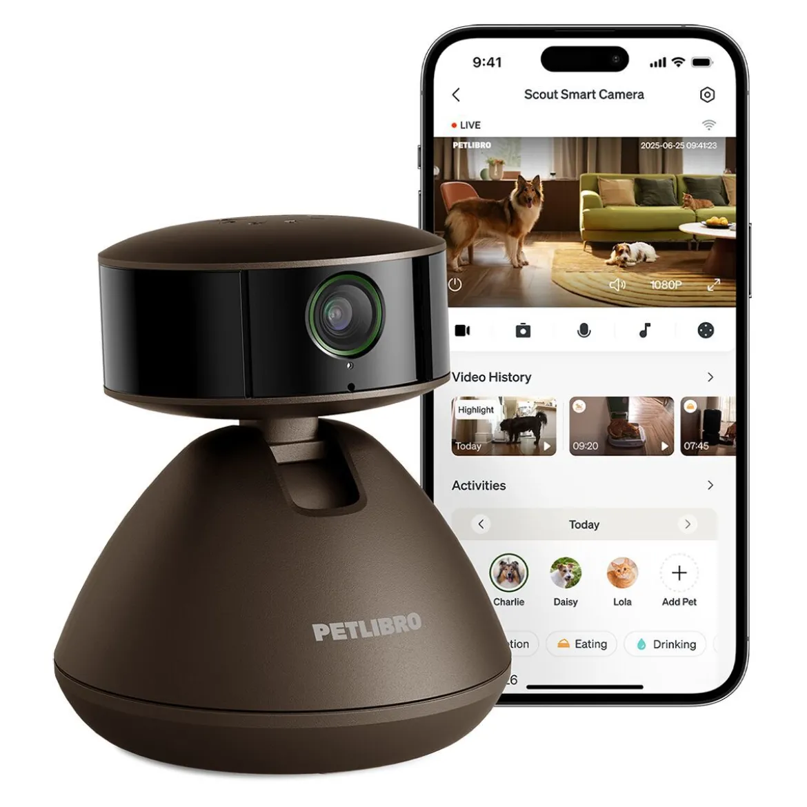 PetLibro Scout Smart AI Husdjurskamera