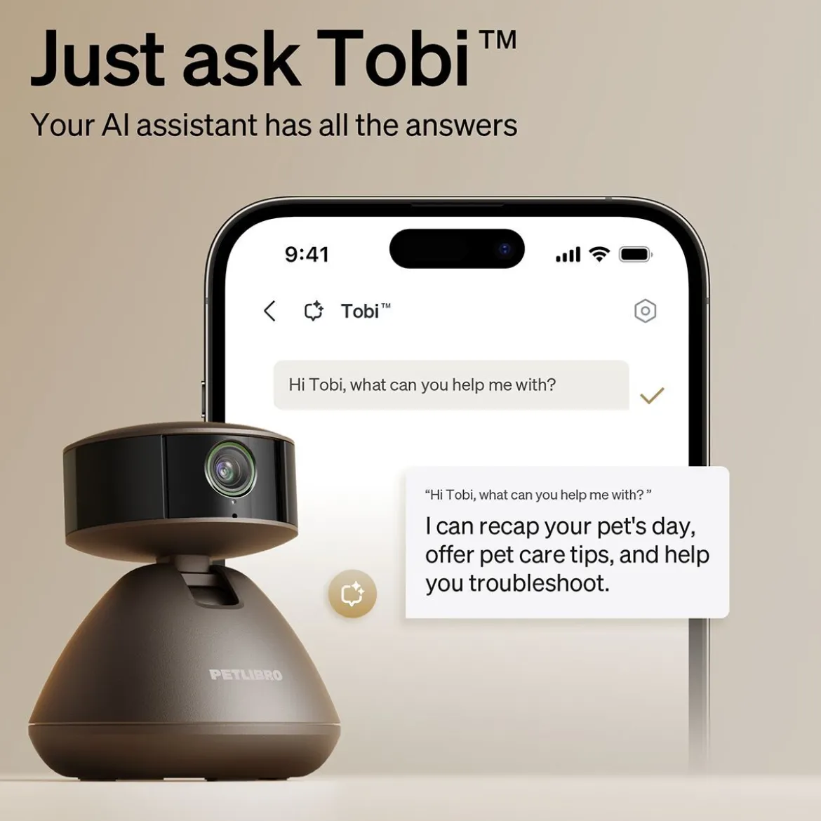 PetLibro Scout Smart AI Husdjurskamera