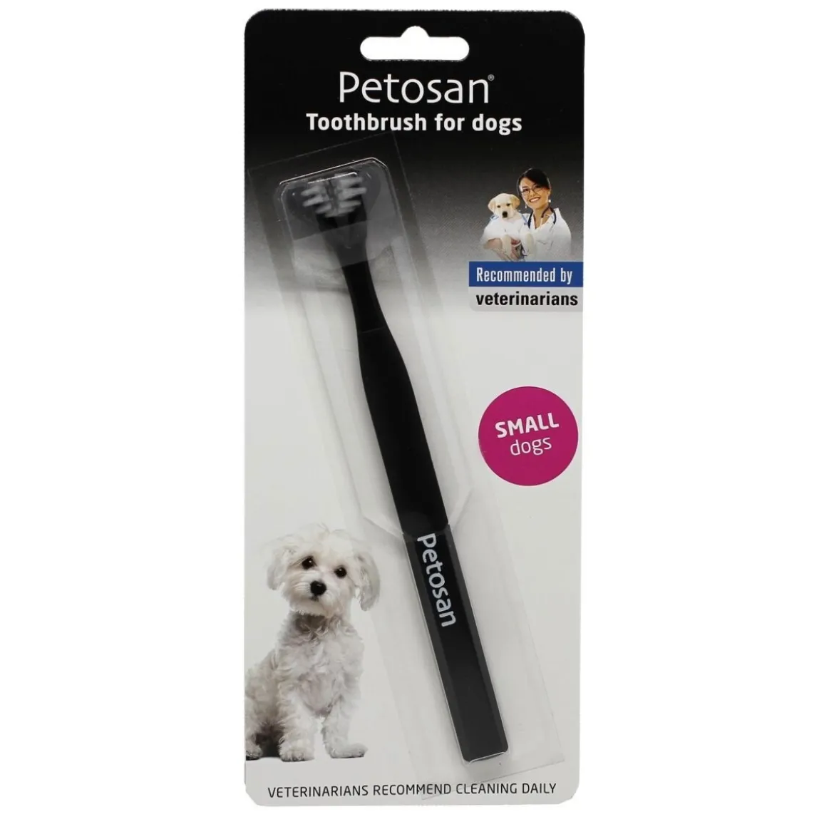 Petosan Dubbeltandborste till Hund