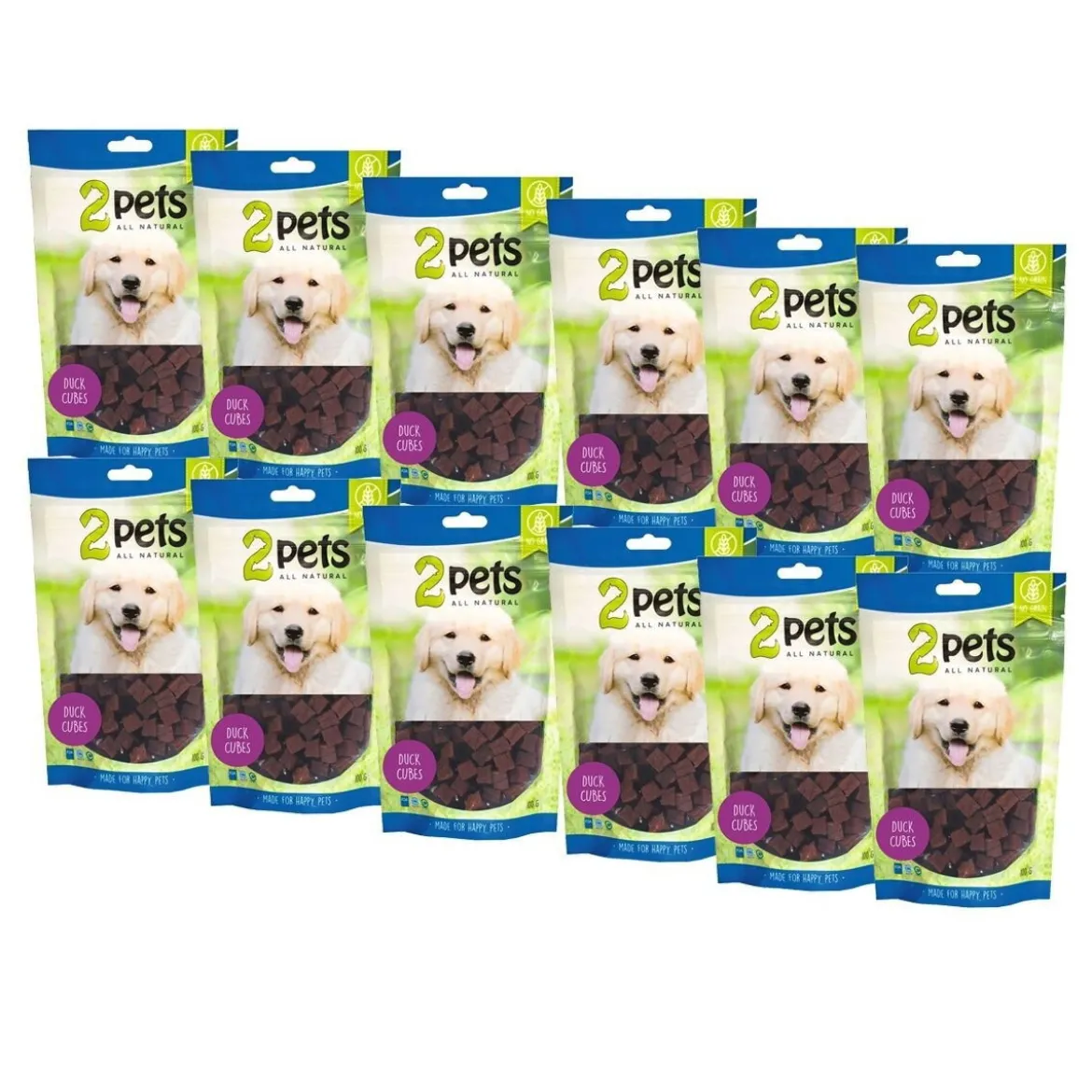 2Pets Cubes med Anka 12 x 100 g