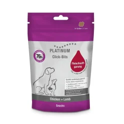 Platinum Click Bits Hundgodis Kyckling och Lamm