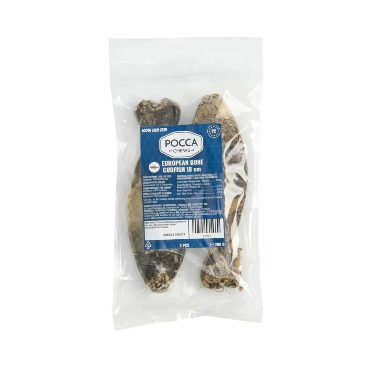 POCCA European Bone Torsk 18 cm 2-pack