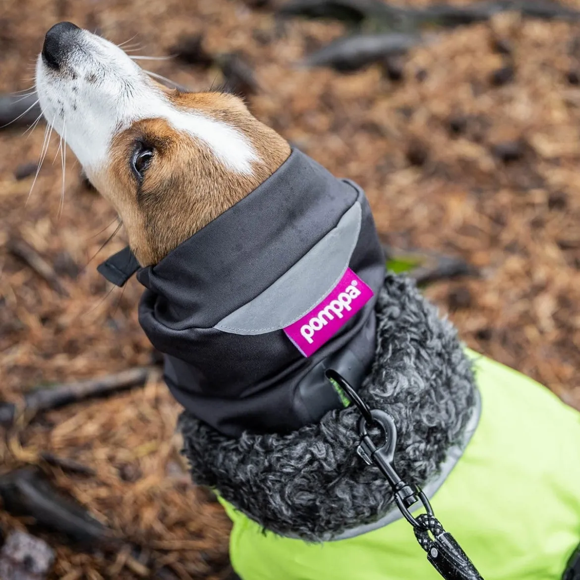Pomppa Huppu Halsduk till Hund Graphite