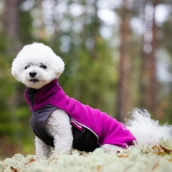 Pomppa Jumppa Fleecetäcke Hund Plum