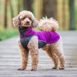 Pomppa Jumppa Fleecetäcke Hund Plum