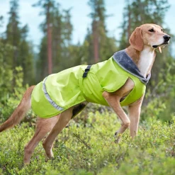Pomppa Kevyt Regnjacka Hund Lime