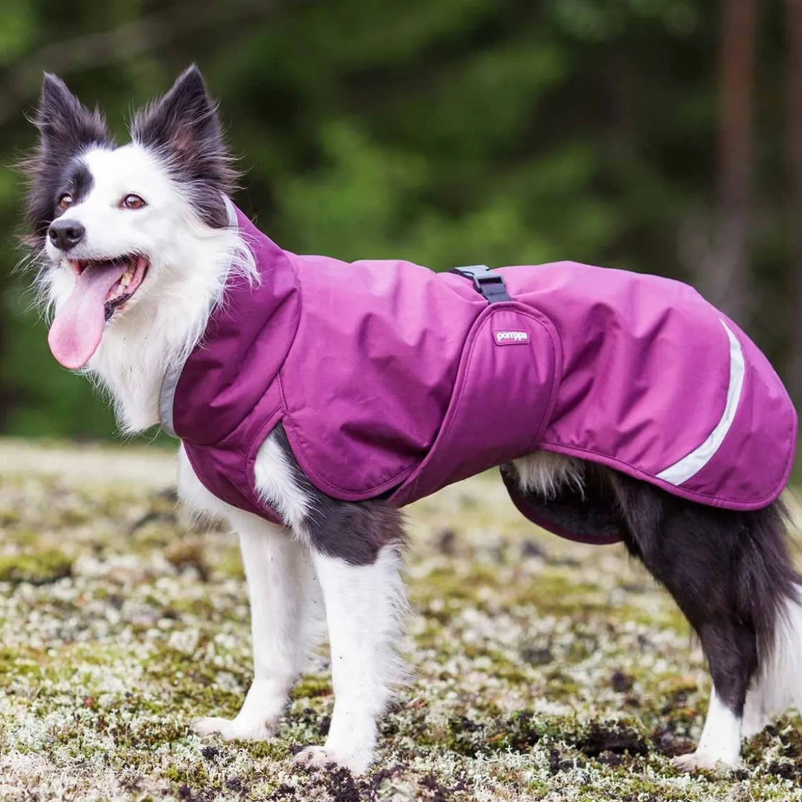 Pomppa Perus Vintertäcke Hund Plum