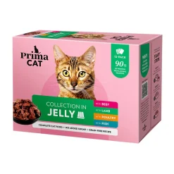 PrimaCat Classic Multipack i Jelly 12x85 g