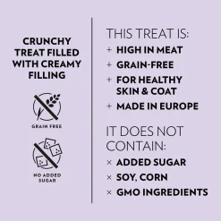 PrimaCat Crunchy Grain Free Poultry & Beef for Skin & Coat 40 g