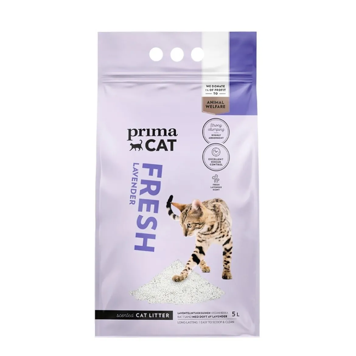 PrimaCat Fresh Lavender 5L