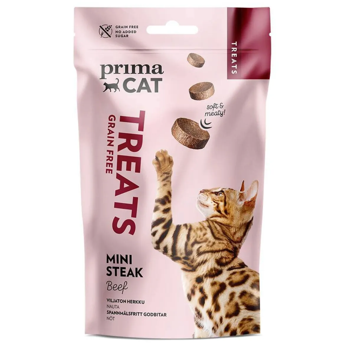 PrimaCat Softy Grain Free Mini Steak Beef 50 g