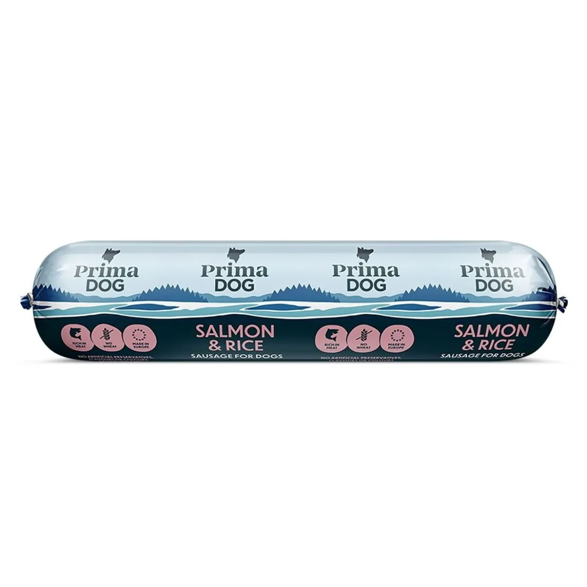 PrimaDog Sausage Salmon & Rice 800 g