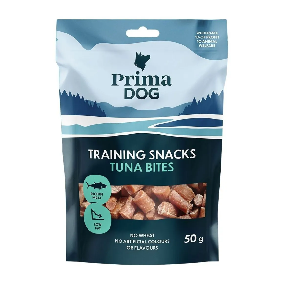 PrimaDog Training Snacks Tuna Bites 50 g
