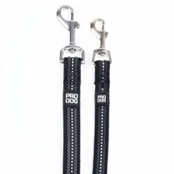 Pro Dog Grip Koppel Reflex Svart