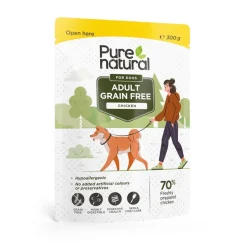 Purenatural Adult Chicken Spannmålsfritt Våtfoder till Hund300 g