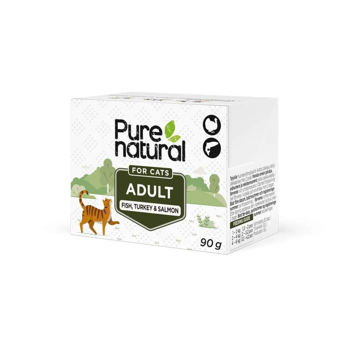 Purenatural Cat Adult havsfisk, kalkon & lax Våtfoder till Katt 90 g