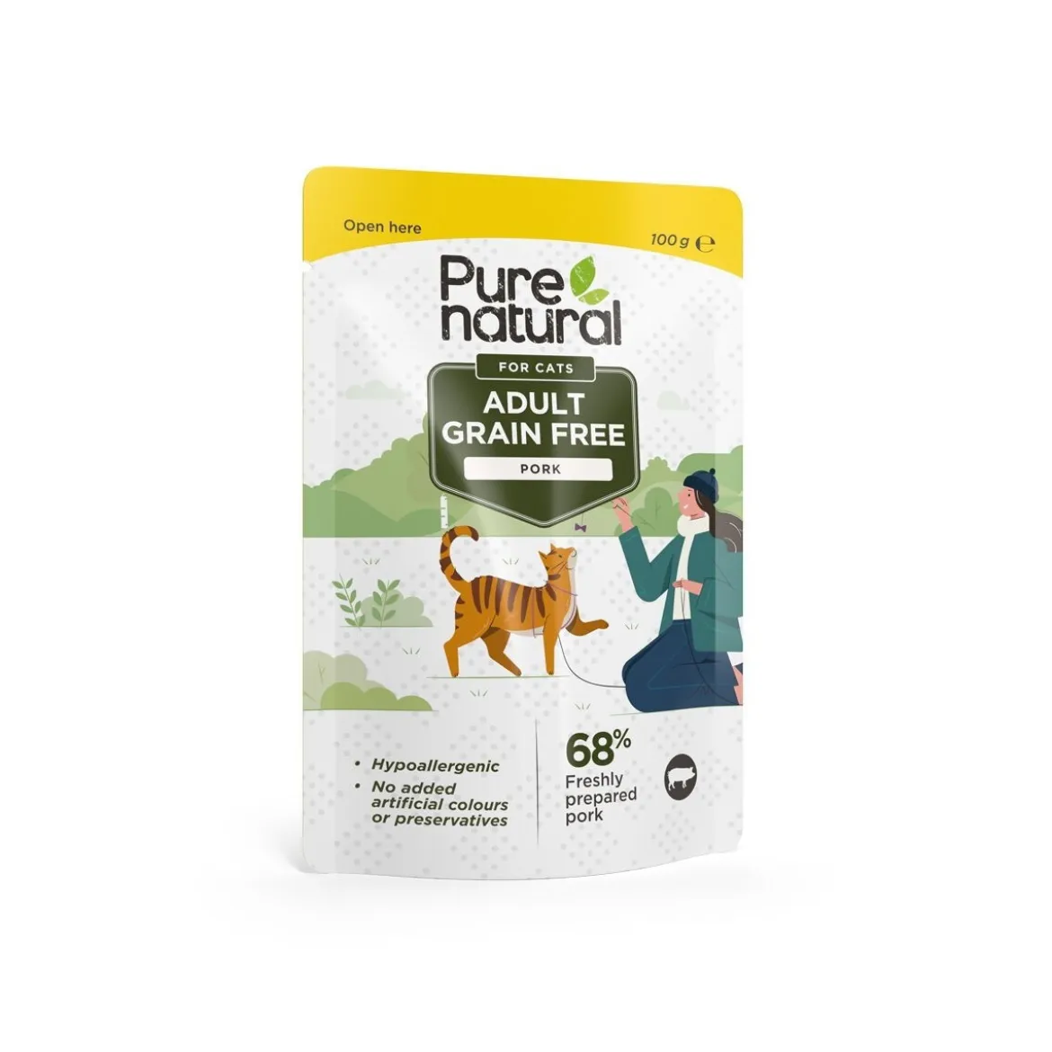 Purenatural Cat Adult Pork Våtfoder till Katt 100 g