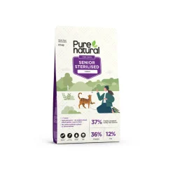 Purenatural Cat Senior Turkey Torrfoder till Katt