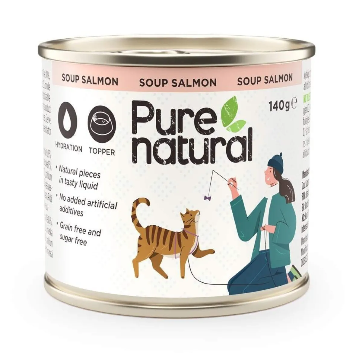Purenatural Cat Soup Salmon 140 g