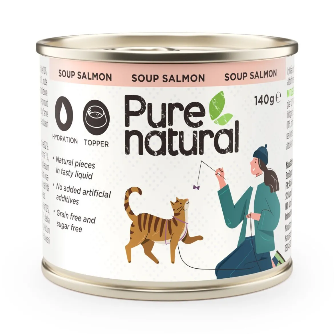 Purenatural Cat Soup Salmon 140 g