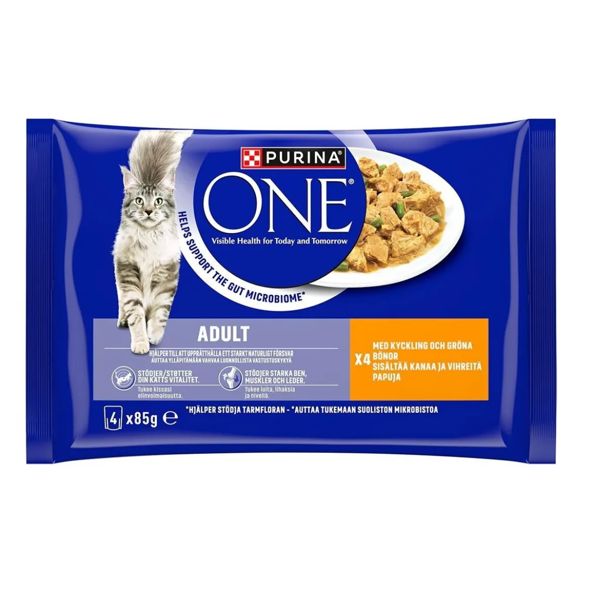 Purina ONE Cat Adult 4x85 g