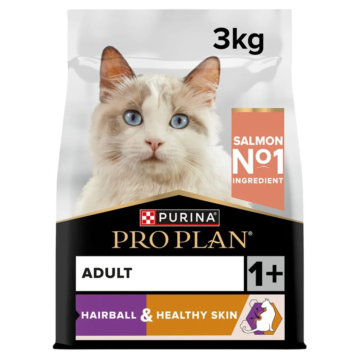Purina Pro Plan Cat Adult Hairball & Healthy Skin Salmon