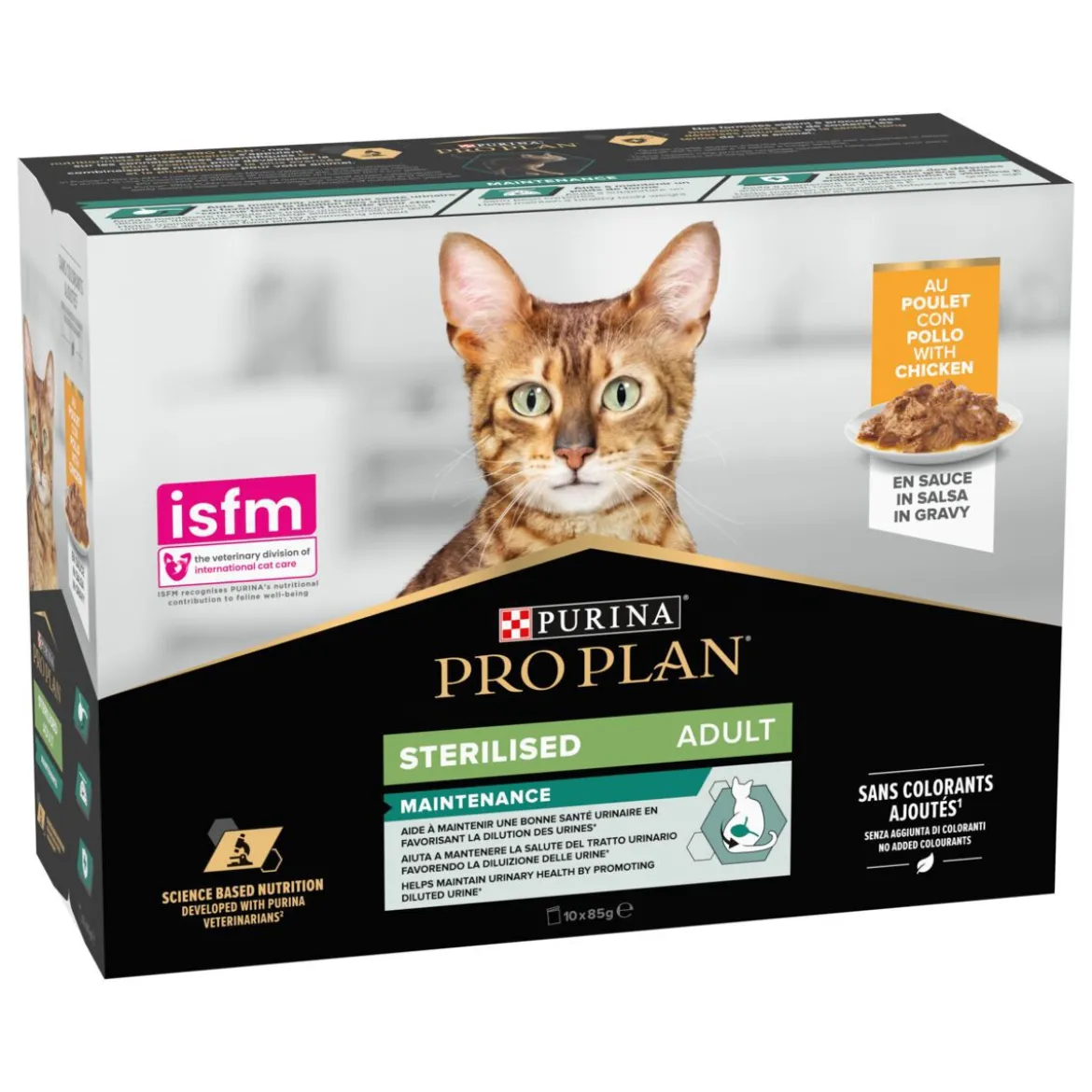 Purina Pro Plan Cat Adult Sterilised Maintenance Chicken 10x85 g