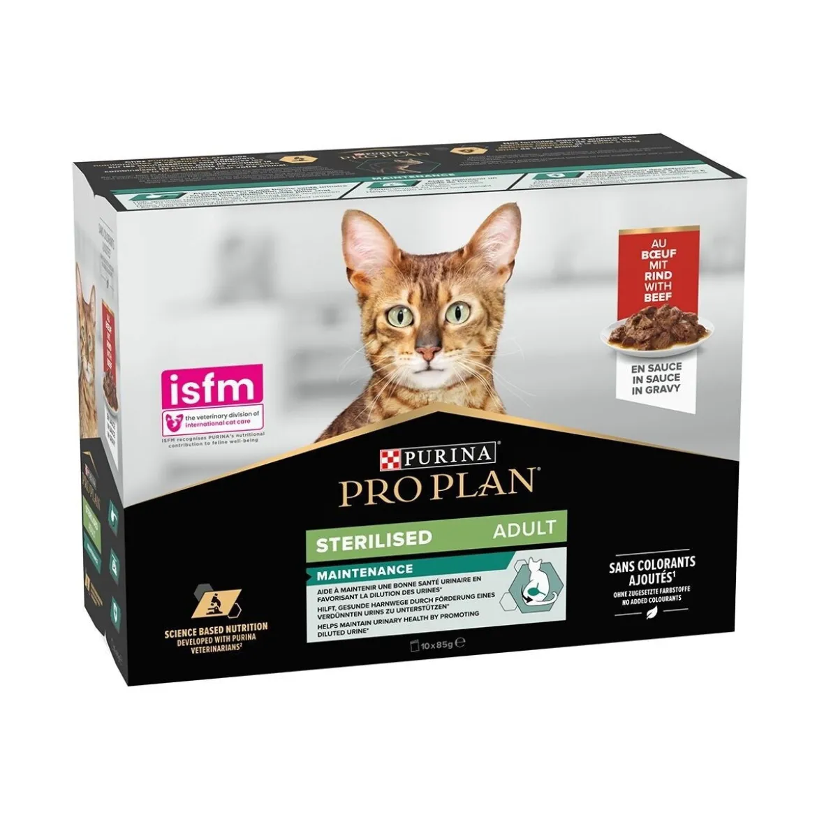 Purina Pro Plan Sterilised Beef 10x85 g