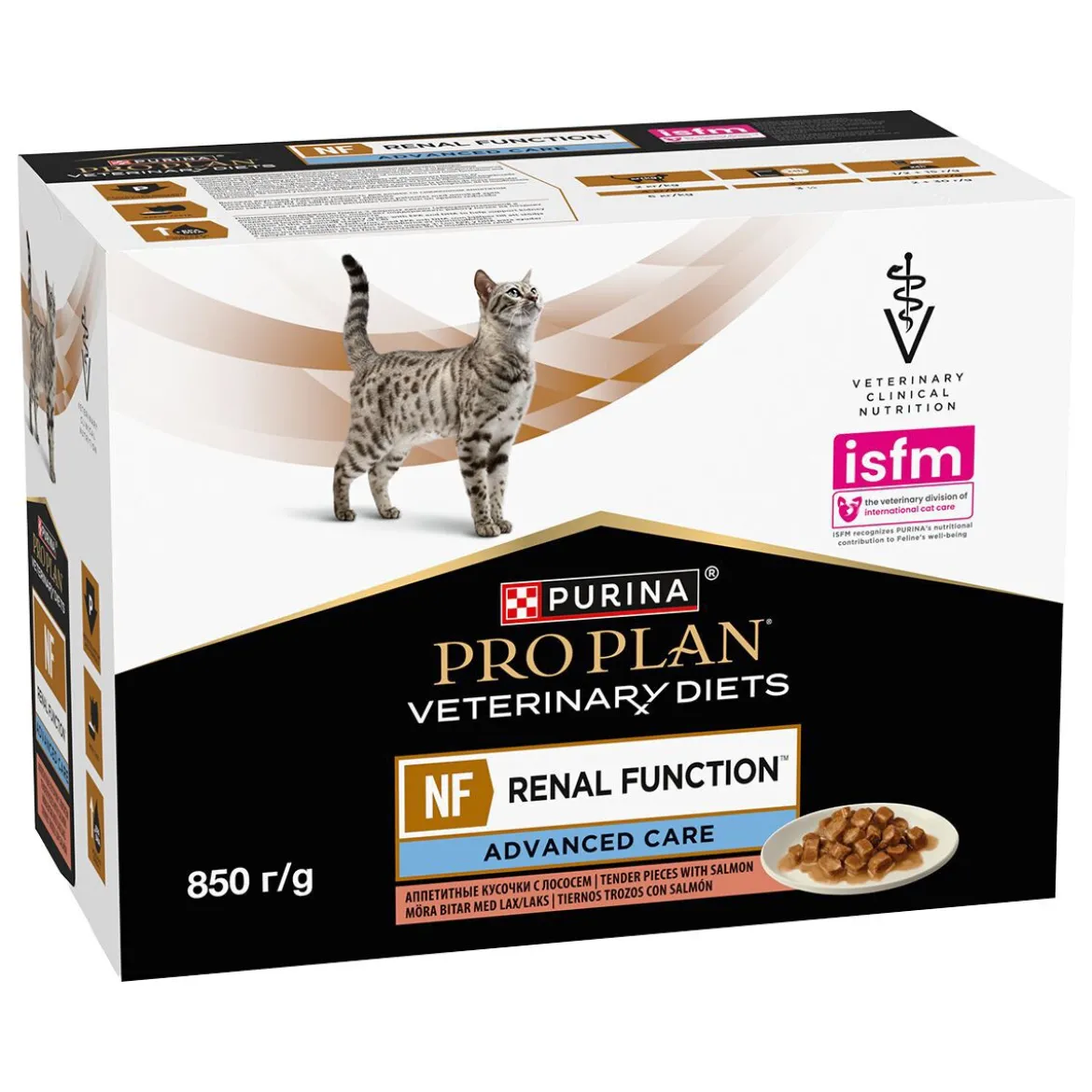 Purina Pro Plan Veterinary Diets Feline Feline NF Renal FunctionAdvanced Care with Salmon 10x85 g