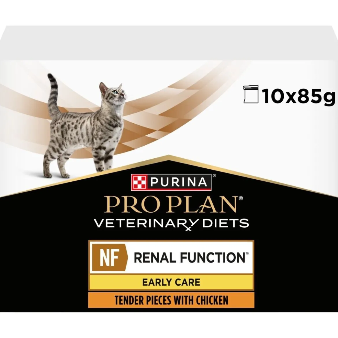 Purina Pro Plan Veterinary Diets Feline NF Renal Functionarly Care Chicken 10x85 g