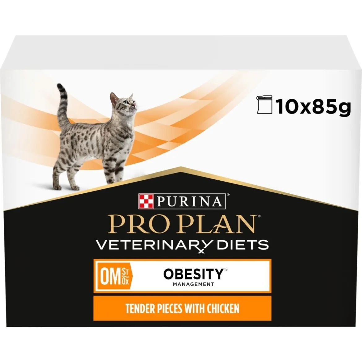 Purina Pro Plan Veterinary Diets Cat Obesity Management Chicken 10x85 g