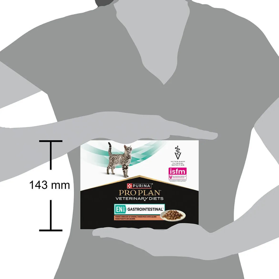 Purina Pro Plan Veterinary Diets Cat EN St/Ox Gastrointestinal Salmon Veterinärfoder till Katt 10x85 g