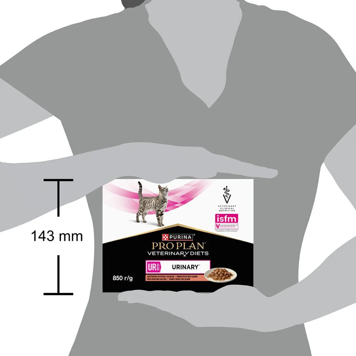 Purina Pro Plan Veterinary Diets Cat UR St/Ox Urinary Salmon Veterinärfoder till Katt 10x85 g