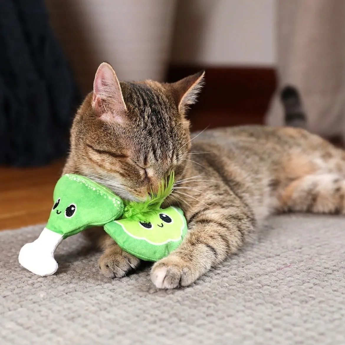 Quirky Kitty Drink och Lime Kattleksaker 2-pack