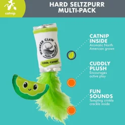 Quirky Kitty Dryck & Lime Kattleksaker 2-pack