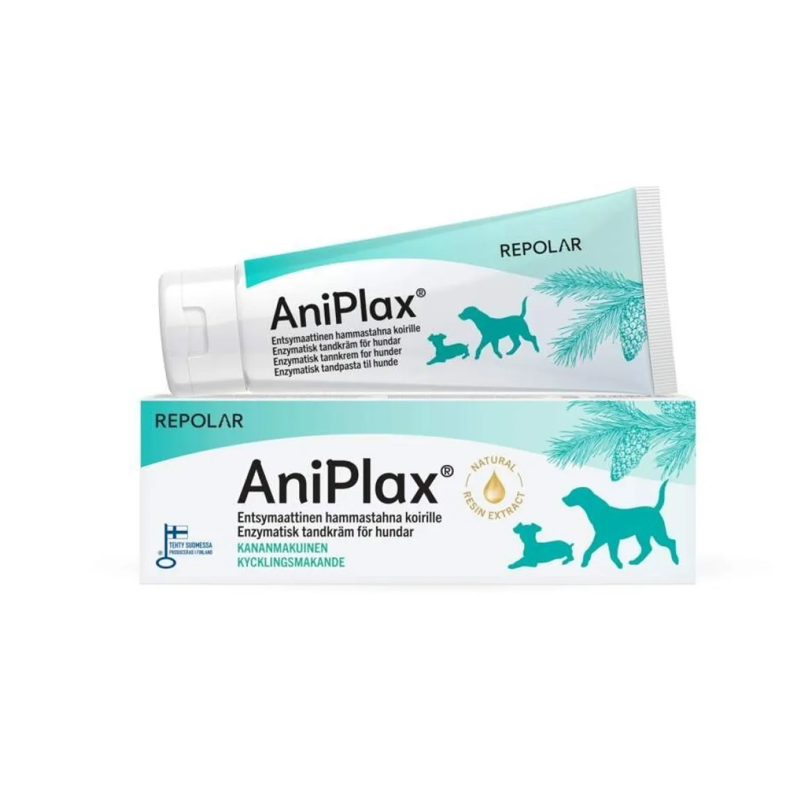 Repolar AniPlax Enzymatisk Tandkräm för Hund Kycklingsmak 75 ml