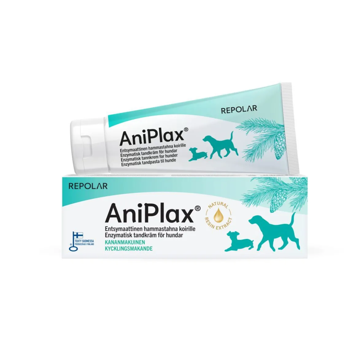 Repolar AniPlax Enzymatisk Tandkräm för Hund Kycklingsmak 75 ml