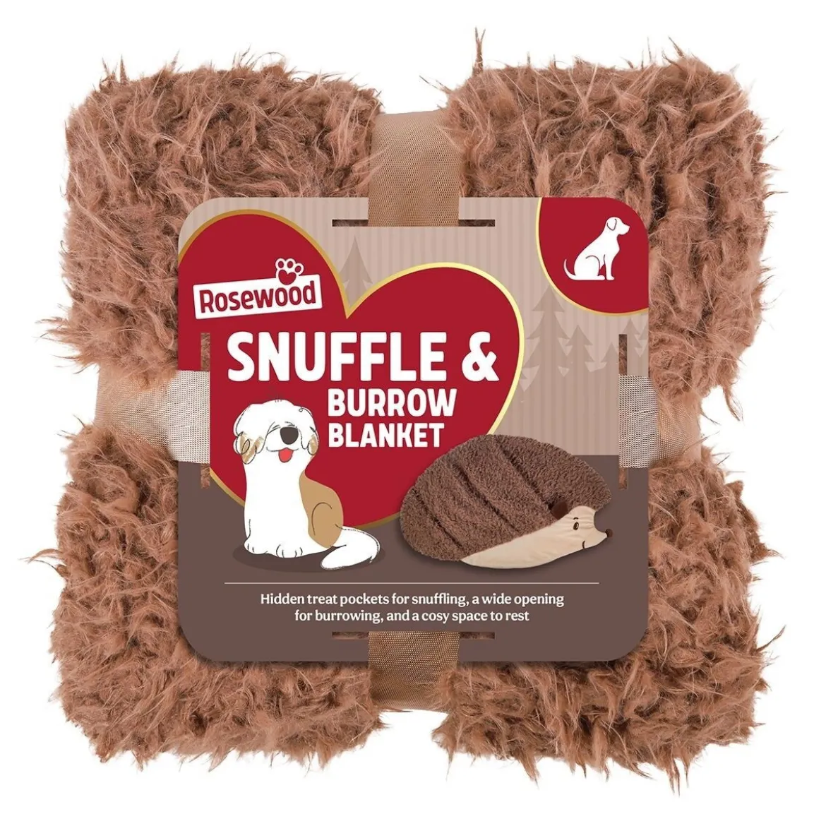Rosewood Snuffle Burrow Aktiveringsfilt Igelkott