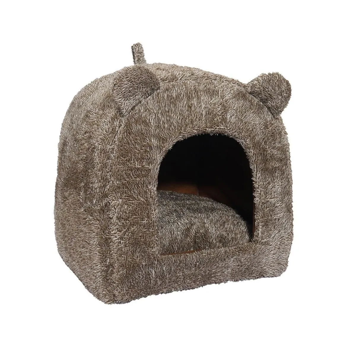 Rosewood Teddy Kattbädd Igloo Brun/Grå