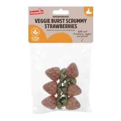 Rosewood Veggie Burst Jordgubbar Smådjursgodis 6-pack