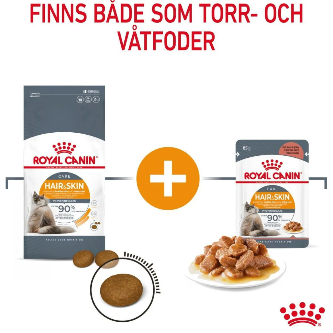Royal Canin Hair & Skin Care Gravy 12 x 85 g