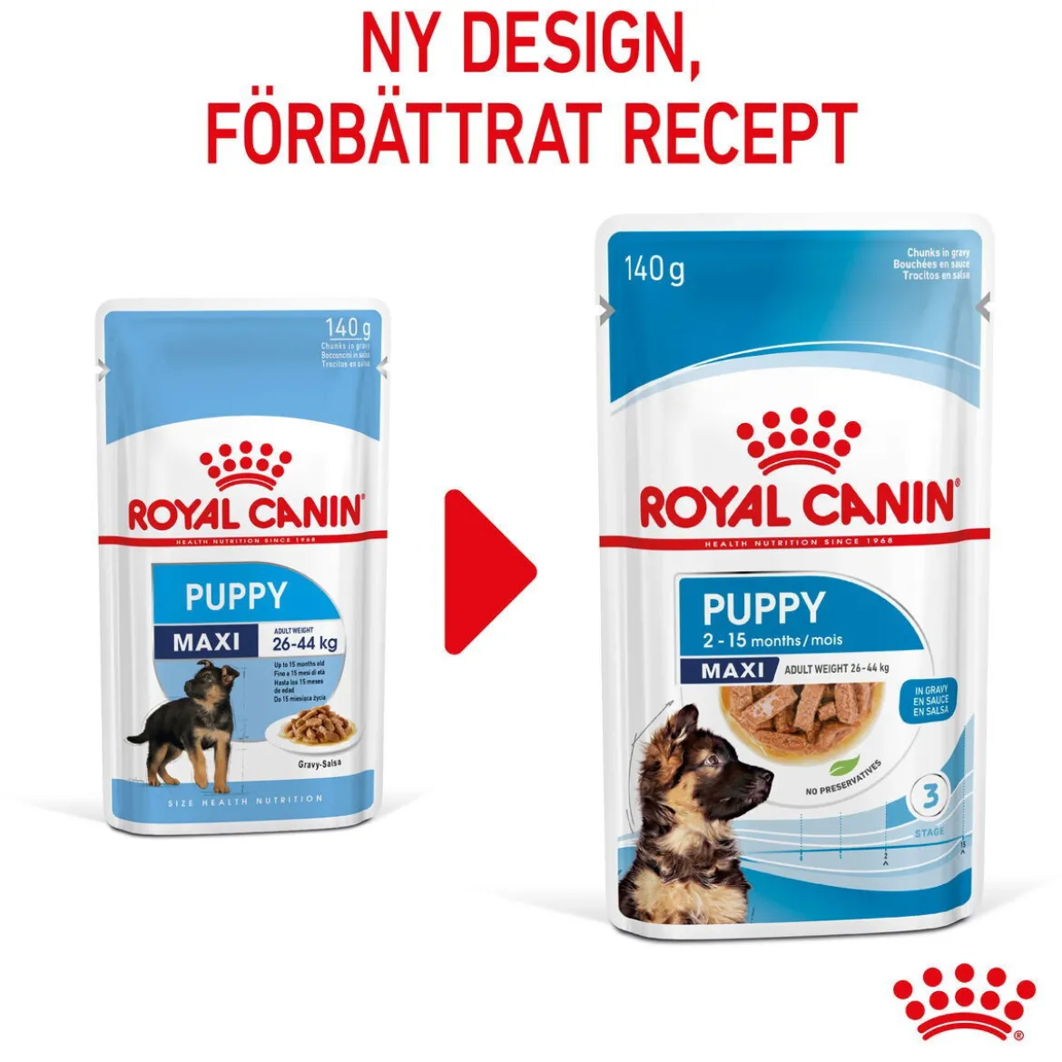 Royal Canin Maxi Puppy Våtfoder (10x140g)