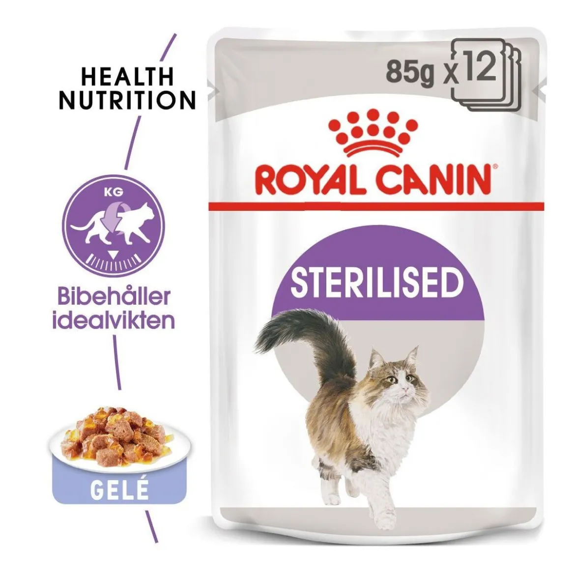 Royal Canin Sterilised Jelly Wet 12x85g
