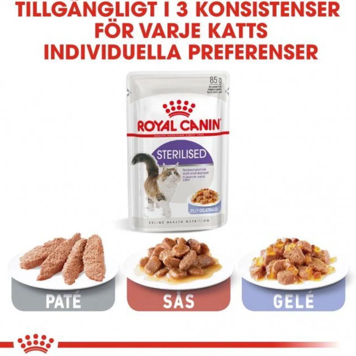 Royal Canin Sterilised Jelly Wet 12x85g