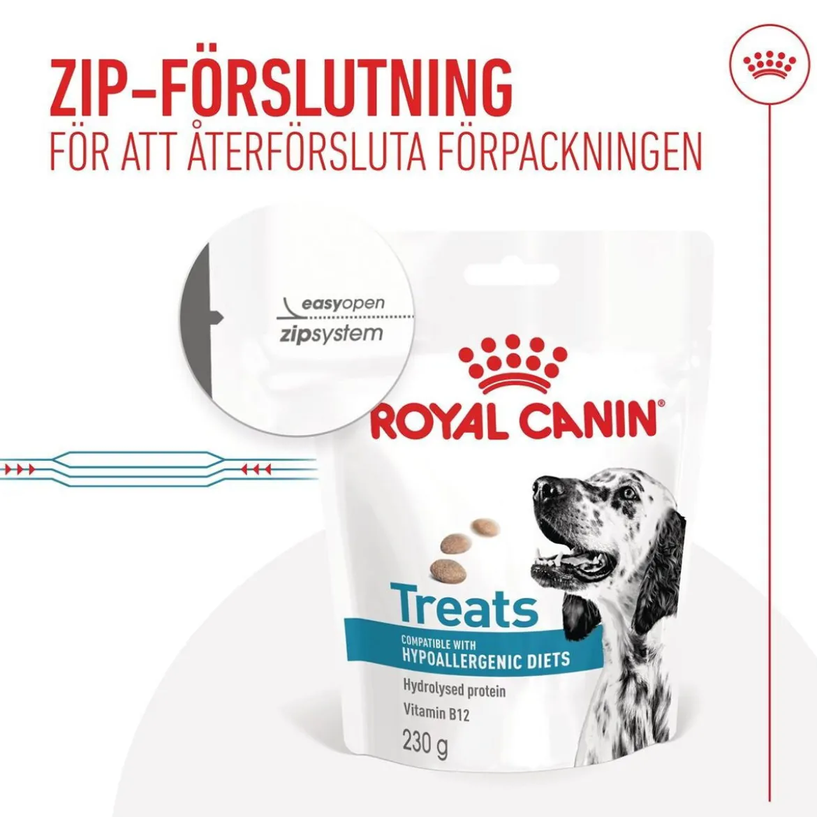 Royal Canin Veterinary Diets Dog Hypoallergenic Hundgodis 230 g