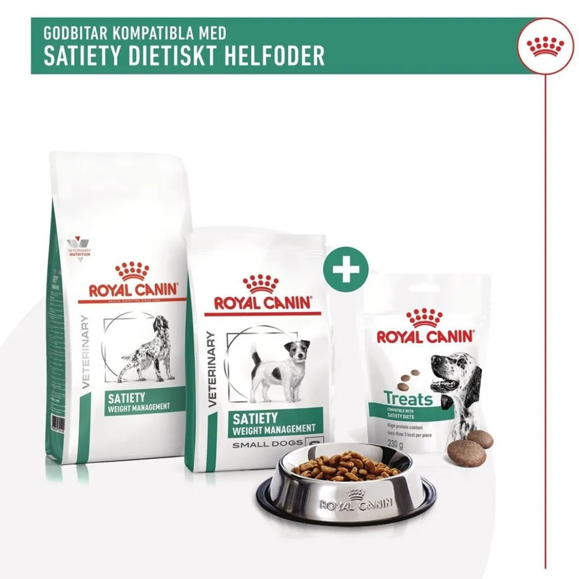 Royal Canin Veterinary Diets Dog Satiety Hundgodis 230 g