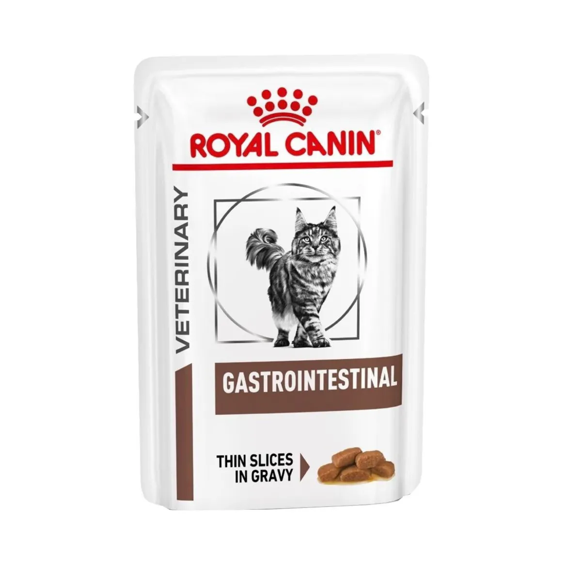 Royal Canin Veterinary Diets Cat Gastrointestinal Slices in Gravy 12x85 g