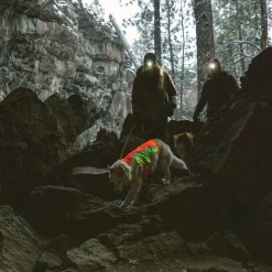 Ruffwear Lumenglow High-Visibility Hundjacka med Reflexdetaljer Orange/Gul