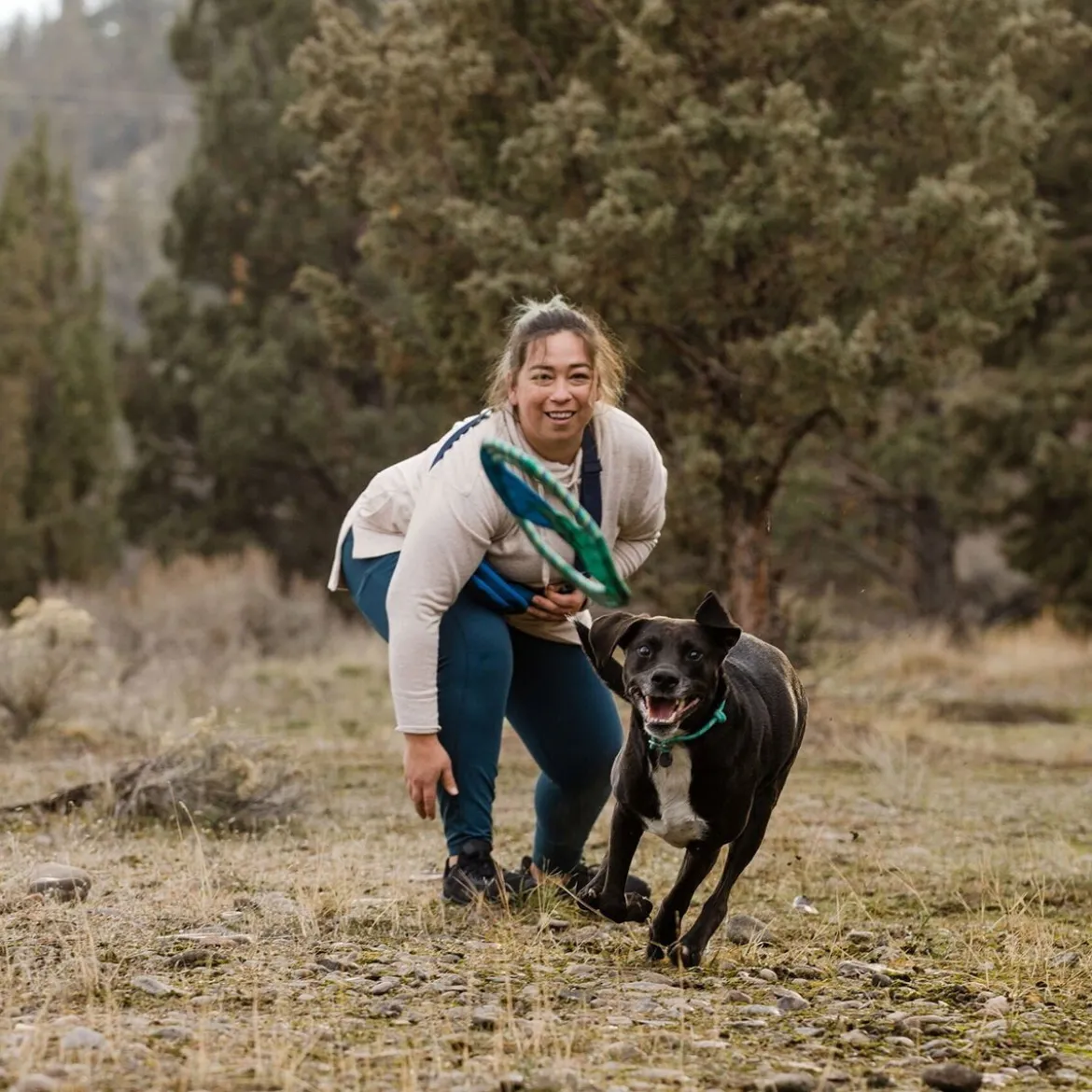 Ruffwear Pacific Ring Hundleksak Turkos